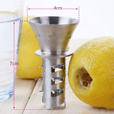 Beste gebruiksvoorwerpen roestvrij staal handmatige citruspers knijper ruimer 18/8 roestvrij staal hand citruspers en citroen schenktuit