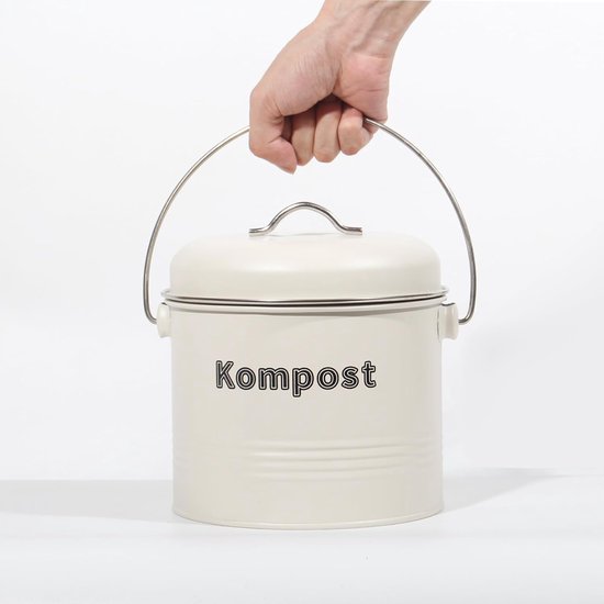 Prullenbak Beige 3.5L