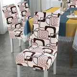 Stoelhoezen, 6 stuks, universeel, stretch, set van 6, moderne, elastische duurzame stoelhoezen voor eetkamer, banket, decoratie, klassiek wit