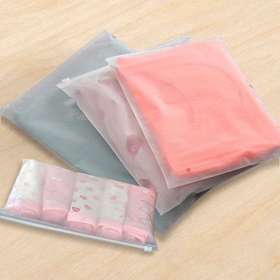 25 stuks reistassen met ritssluiting, kledingtas, mat, waterdicht, geurdicht, opbergzakken voor kleding, ondergoed, handdoek, schoenen, cosmetica en andere accessoires (5 maten)