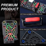 Opvouwbaar 41-in-1 push-up board met teller, brede push-upplank met handgreep voor spiertraining en krachttraining, 41 combiposities