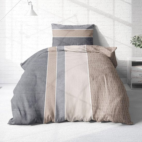 Dekbedovertrek beige