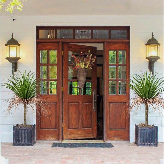 Kunstplantdecoratie bomen, plastic plant in pot, grote kunstplanten als echt, kamerplanten, kunstplanten met pot, voor woondecoratie, woonkamer, kantoor, 1 stuk