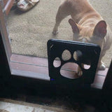 Huisdierenklep voor vliegengaas, kattenklep, vliegengaas met magneetsluiting, eenvoudige installatie, hondendeur voor katten/honden, 29 cm x 24 cm