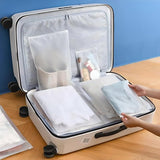 Ritszak, herbruikbaar, 30 stuks, 17 x 25 cm, ritssluiting, reistas, waterdicht, frost ritssluiting, plastic zak, opbergzak voor kleding, ondergoed, handdoek, schoenen, cosmetica