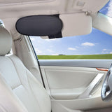 Universele zonneklep extender voor auto ' s, vrachtwagens en recreatieve voertuigen, verblindingsvrij voor bestuurder en voorpassagier (zilver) , 2 stuks