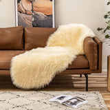 Imitatiebont Vloerkleed Pluizig Zacht Warm Modern Vloermat Bankmat Imitatiebont Deco Bont Onregelmatig Bedmat Wol Lang Haar Optisch Comfortabel