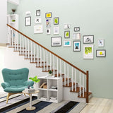 New Life Style Fotolijst met passe-partout, kunststof en glas