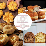 2-delige bakmat, antislip siliconen mat keuken, siliconen bakmat, gemakkelijk schoon te maken, herbruikbare broodbakaccessoires, antiaanbaklaag deegmat met maatvoering