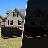 Garden Sofa Cover, Garden Bench Cover, Waterproof for 3-4 Seater Garden Sofa, Garden Sofa Cover, No Fading Within 2 Years, Black, 236 x 102 x 89 cm