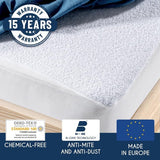 Waterdichte matrasbeschermer, waterbestendige matrasovertrek, ademende katoenen matrasovertrek, vochtbescherming, bedovertrek, voor volwassenen en kinderen, 70 x 160 cm