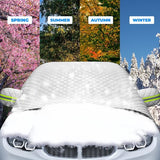 Windscreen Cover, Frost Protection Car Windscreen Winter, Sun Protection Car Windscreen Cover, Foldable Against Sun, Dust, Snow, Ice, Frost (232 x 142 cm)