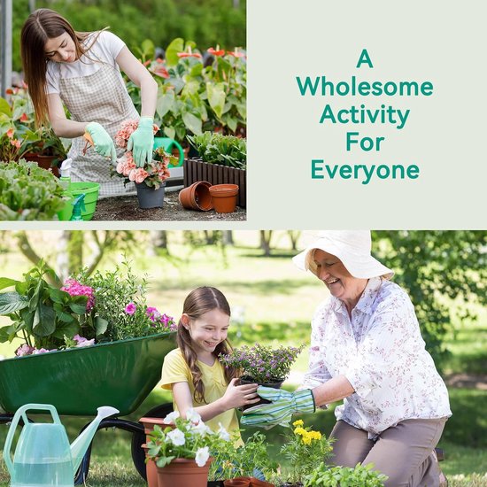 Tuincadeaus voor vrouwen Tuingereedschap 3-delige robuuste roestvrijstalen tuinset inclusief handschep, verplantschep en cultivator Handhark met houten handvat (klassiek)