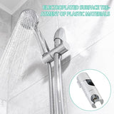 Douchedouchehouder, verstelbare douchekophouder voor glijstang 19-25 mm, 360° draaibaar, douchedouchehouder zonder boren, klikbare douchekophouder, handdouchehouder