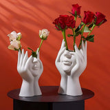 Face Shaped Flower Pot Keramiek Standbeeld Bloemenvaas Indoor Outdoor Decoratieve Succulent Plant Potten