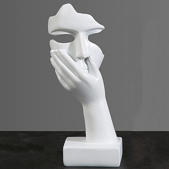 Verrassend beeldje, decoratieve figuren, decoratie voor de woonkamer, decoratie voor de Home Store, moderne abstracte kunstsculpturen decoratie, kantoordecoraties, polyresin, cadeau.