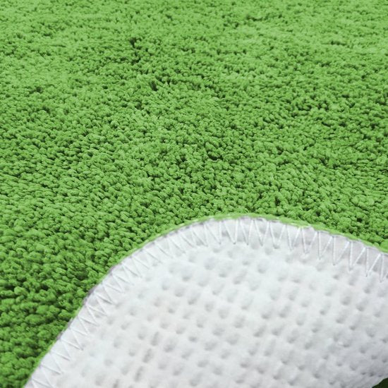 Brandsseller Badmatten set van 2 bestaan uit badmatten: ca. 50/80cm en wc-mat ca. 45/50cm - kleur: groen