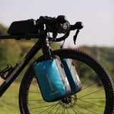 Fietstas voor bagagedrager, waterdichte fietstas voor bagagedrager, zadeltas 4L, schoudertas, laptopbagagedrager, professionele fietsaccessoires-blauw