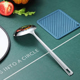 Roestvrijstalen skimmer, Berglander metalen zeef, keukenskimmer voor kookgerei met antiaanbaklaag, antiaanbaklaag en hittebestendig, vaatwasmachinebestendig, gemakkelijk schoon te maken