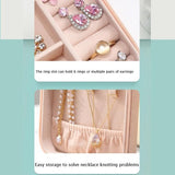 Sieradendoos, kleine reissieradenorganizer, opbergkoffer voor halsketting, oorbellen, armbanden, ringen, fluweel, luipaard, sieraden, geschenkbox voor meisjes en vrouwen (luipaard)