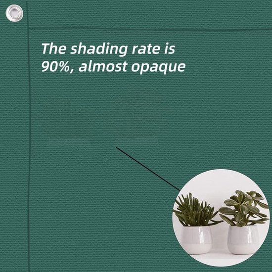 Balkonscherm, inkijkbescherming, balkonspanningen (HDPE), 0,9 x 3 m, uv-bescherming, balkoninkijkbescherming, voor balkon, tuin, buiten, groen