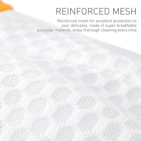 Waszakken Mesh waszakken Wasmachinetas voor intimiteitslingerie en delicatessen met premium ritssluiting, set van 3