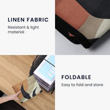 Linnen hoes compatibel met 24-26 inch monitor - beschermhoes stofbescherming afdekking voor pc-scherm - computerscherm cover stofkap - magnolia