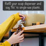 Zeepdispenser 'Sarajevo' - dubbele set douchedispenser van bruin glas fles met siliconen onderzetter en 304 dubbele pompkop in mat zwart (2 stuks van 500 ml)