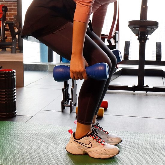 Halterset van 2 stuks met halterstandaard 1 kg, 1,5 kg, 2 kg Fitnesshalters voor dames en dames thuis