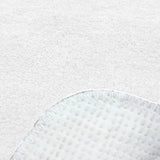 Badmat set van 2 bestaande uit badmatten: ca. 50/80cm en wc-mat ca. 45/50cm - wit