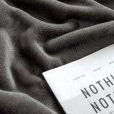 Bankdeken, knuffeldeken, 160 x 210 cm, warme Sherpa-bank, werpdeken, dikke bankdeken, bankdeken, pluizige deken voor bank, donkergrijs