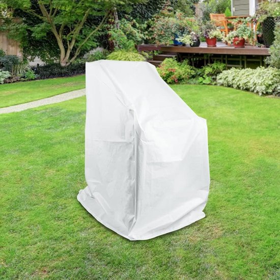 Protective Cover for Garden Chairs, Weatherproof, Tear-Resistant, Thickened Transparent, Cover for Chairs, 70 x 70 x 120 cm, Garden Furniture Cover, PEVA Fabric, Cover, Stacking Chair,