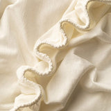 Hoeslaken 140x200cm | 100% gekamd katoen 165gsm | Bedlaken 140x200 tot 25 cm matrashoogte | Jersey | Premium kwaliteit | Mooie kleuren | Ecru | 140 x 200 +30