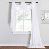 Hemelbed, gordijnen, wit, tule stof, per meter, transparant, dwarsophanging gordijn voor woonkamer, raam, decoratie, dwarsophanging, vrije hand decoratie voor bruiloftsboog en trouwbogen, 1