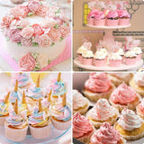 Set spuitmonden, taartdecoratieset - 34 stuks, 2 taartspuitmonden, set van roestvrij staal - 2 herbruikbare siliconen spuitzakken, voor cakes, cupcakes, koekjes, gebakdecoratie