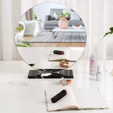 Spiegel Muurstickers Acryl, 2 Stukken 3D Spiegel Muursticker Zelfklevende DIY Behang Spiegel Muursticker Spiegel Tegels Kunst Decoratie Behang,30 * 30cm,voor Thuis Woonkamer(Zilver)