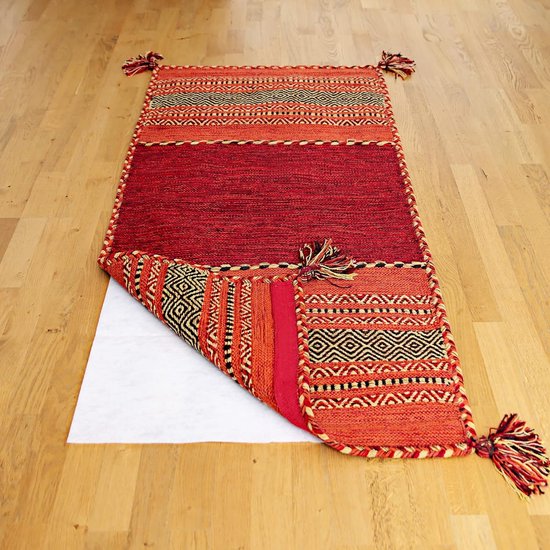 Vloerkleed, antisliponderlegger van vlies, Öko-Tex antislipmat voor tapijten, hecht zonder te plakken, antislip tapijtonderlegger, afmetingen 80 x 150 cm