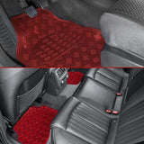 Rubbermatten, universele auto mat metallic beschermmat rood, op maat gesneden vuilvangmat