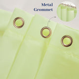 Douchegordijn, extra lang badgordijn, schimmelwerend, textielgordijnen van stof, antibacterieel, waterdicht, mosterdgroen, extra breed, 275 x 180 cm, met 18 douchegordijnringen.