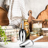 IJsschep, 3-delige set, roestvrij staal, afweegschep, meelschep, voederschep, zakschep, vulschep voor keuken, bar, buffet, feest, tuin, veelzijdig en vaatwasmachinebestendig, 3/5/8 oz