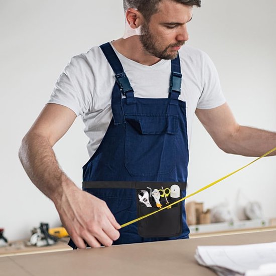 Gereedschapstas met riem, verpleegstertas, verstelbare gereedschapsriem, tas, verpleegstertas, multifunctionele gereedschapstas, riemtas, werk voor dames en heren (25 x 18 cm)