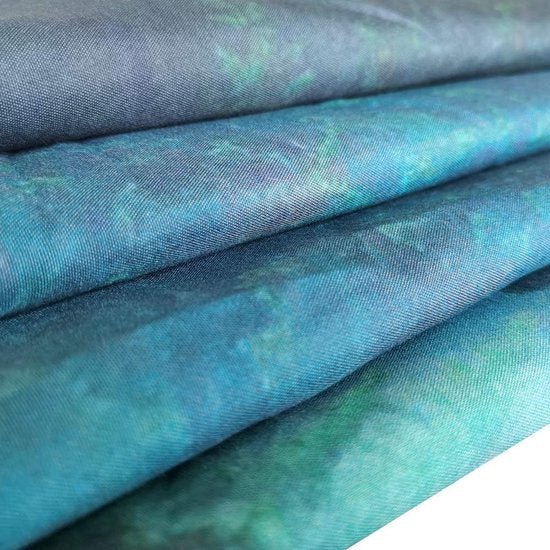 Wandtapijt Bosgroen, mistige wanddoek bos voor slaapkamer, wanddoeken landschap, wandbehang bos, doek voor de muur in huis woonkamer decoratie 150 x 130 cm