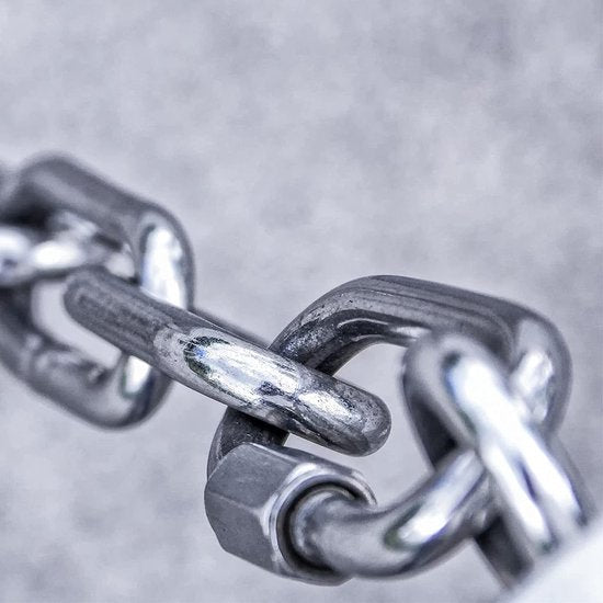 Schroefverbinding - kettingnoodschakelaar - karabijnhaak met schroefsluiting - materiaalkarabijnhaak - connector - roestvrij staal 304