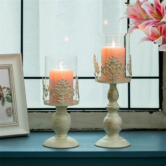 archaistische ijzeren kandelaar romantische bruiloft ijzeren lampenkap kandelaar romantisch diner bij kaarslicht creatieve kandelaar woondecoratie eettafel kandelaar, S+L