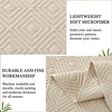 Sprei, bedsprei, 220 x 240 cm, beige, sprei gemaakt van microvezel, bedsprei, set met 2 kussenslopen van 50 x 75 cm.