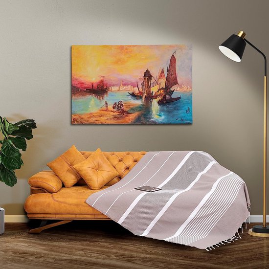 Bankovertrek, bankdeken, 200 x 300 cm, sprei, veelzijdige decoratieve deken voor sprei, bank in taupe