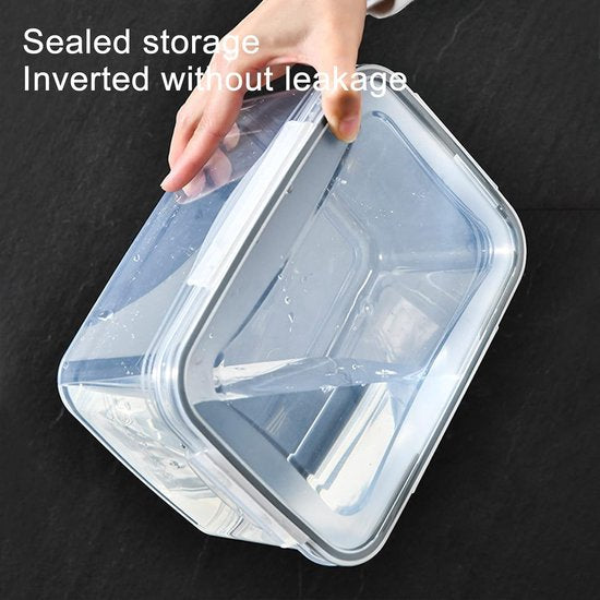 3 stuks productiecontainers voedselcontainers koelkast organizermanden afdruiprek groentelade met zeven en deksels voor groenten vlees verse fruitsalade 3 stuks