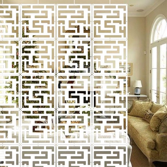 Beweeg de muis over de afbeelding om in te zoomen 24 stuks ruimteverdelers om op te hangen, wonen, eten, werkkamer, woonkamer, hotel, bar, decoratie