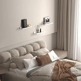 40 cm lang wandrek, wit, zwevend rek, fotolijst voor woonkamer, keuken, kinderkamer, werkkamer of slaapkamer, 3 stuks met verschillende maten