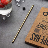 Metalen rietjes, 18 stuks (zwart/koper/goud/gekleurd/zilver)